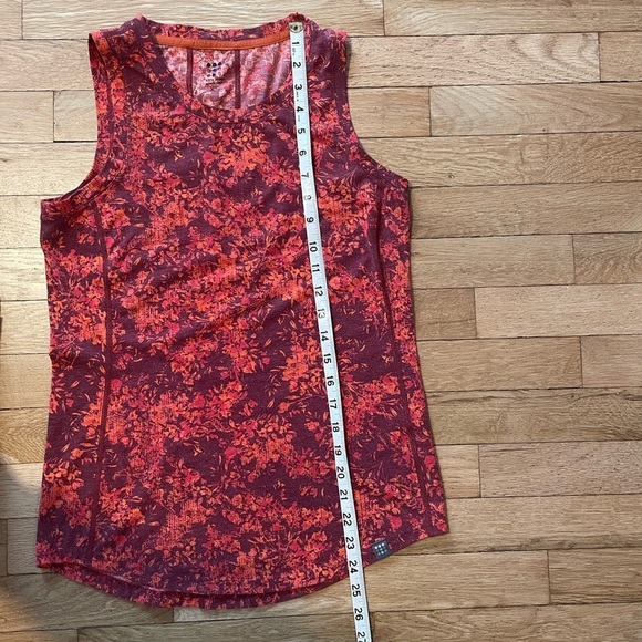 Title Nine Floral Red Sleeveless Top W’s XS - Picture 6 of 6